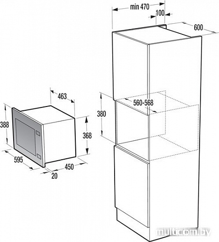 Микроволновая печь Gorenje BM251S7XG