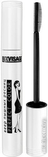 Тушь для ресниц Lux Visage Perfect Color Веер Пышных Ресниц