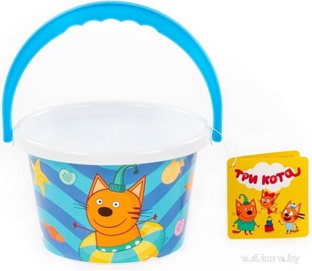 Ведерко для игры в песочнице Полесье Три Кота 81377