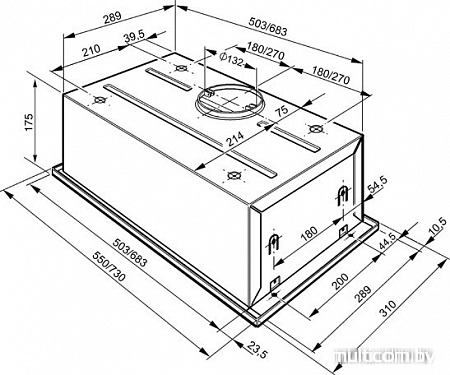 Кухонная вытяжка Smeg KSEG73X