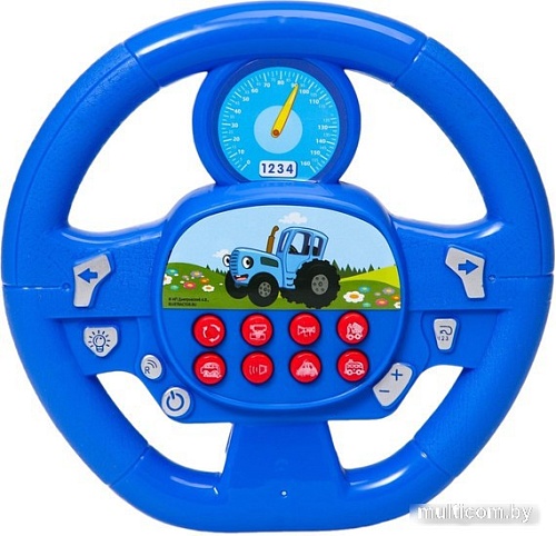 Развивающая игрушка Синий трактор Музыкальный руль 6960427