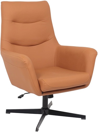 Офисное кресло AksHome Hudson (экокожа, охра PU-17/черный)