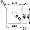 Кухонная мойка Blanco Solis 400-U 526117 (полированная)