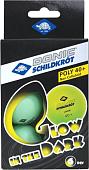 Мяч для настольного тенниса Donic Schildkrot Glow in the Dark (без звезд, 6 шт.)