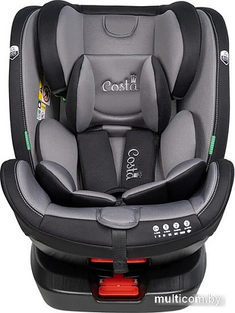 Детское автокресло Costa Isofix XZ-16 (серый/черный)