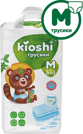 Подгузники Kioshi M 6-11 кг (52 шт)