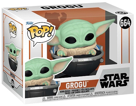 Фигурка Funko POP! Bobble Star Wars Mandalorian S9 Grogu w/Prama