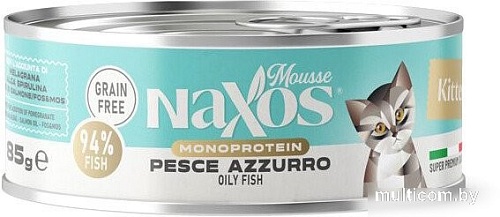 Консервированный корм для кошек Naxos Kitten Монопротеин макрела 85 г
