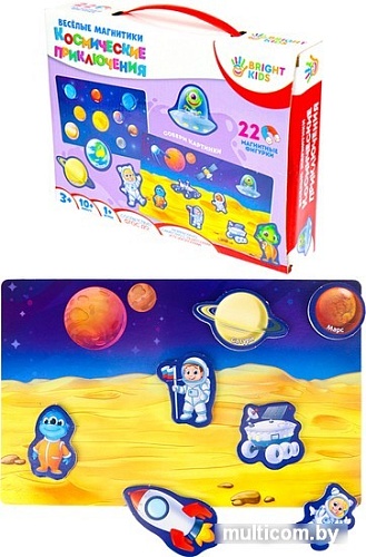 Развивающая игра Bright Kids Веселые магнитики. Космические приключения ИН-5522