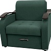 Кресло Сириус Лидер-2 НПБ 95x110 (Eva 19 велюр темно-зеленый)