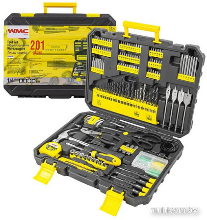 Набор домашнего мастера WMC Tools 20201 (201 предмет)