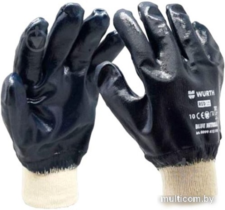 Текстильные перчатки Wurth Blue nitrile 0899413110