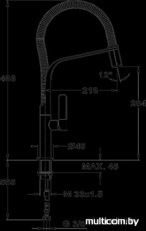 Смеситель TEKA FO 997 White [62997020FW]