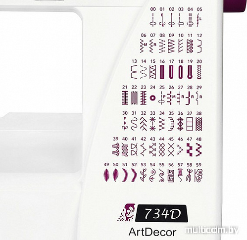 Швейная машина Janome ArtDecor 734D