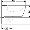 Биде Geberit Xeno 2 500.501.01.1