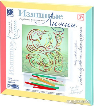 Набор для создания поделок/игрушек Фантазер Картина из бумажных лент Жар-птица 967102