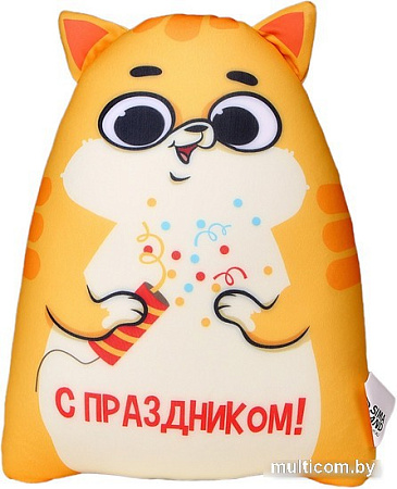 Игрушка-подушка Mni Mnu Котэ С праздником 9250609