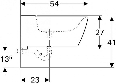 Биде Geberit Xeno 2 500.501.01.1