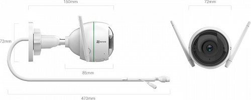 IP-камера Ezviz C3WN CS-CV310-A0-1C2WFR (4 мм)