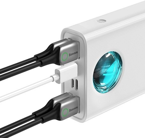 Портативное зарядное устройство Baseus PPLG-A02 30000mAh (белый)