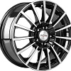 Литые диски X&#039;trike X-106 15x6.5&amp;quot; 5x100мм DIA 67.1мм ET 38мм BK/FP