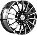 Литые диски X'trike X-106 15x6.5&quot; 5x100мм DIA 67.1мм ET 38мм BK/FP