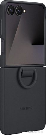 Чехол для телефона Samsung Ring Case для Samsung Galaxy Z Flip7 (черный)
