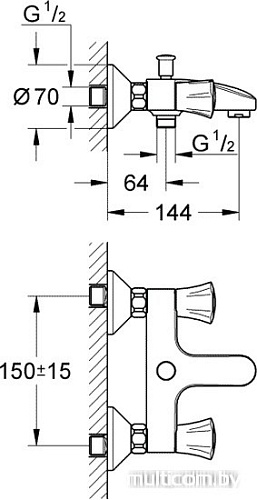Смеситель Grohe Costa L 25450001
