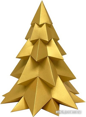 PaperCraft PAPERRAZ Елка Новогодняя PP-2ELK-GLD