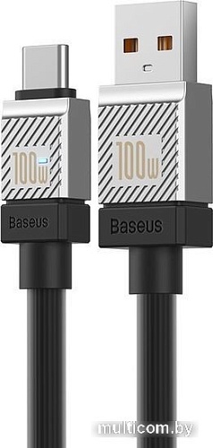 Кабель Baseus CoolPlay Series USB Type-A - USB Type-C (2 м, черный)