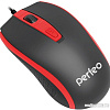 Мышь Perfeo PF-383-OP Profil (черный/красный)