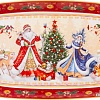 Блюдо Lefard Дед Мороз и Снегурочка 85-1725