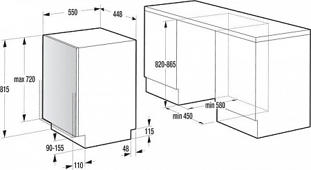 Посудомоечная машина Gorenje GV51011