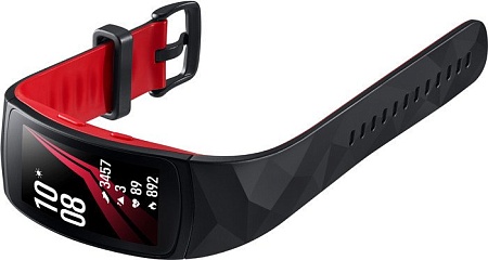 Фитнес-браслет Samsung Gear Fit2 Pro (красный)