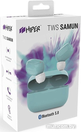 Наушники Hiper TWS Samun (голубой)