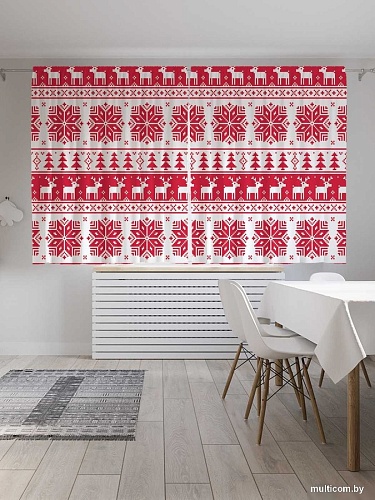 JoyArty Новогодний узор p_50946 (145x180)