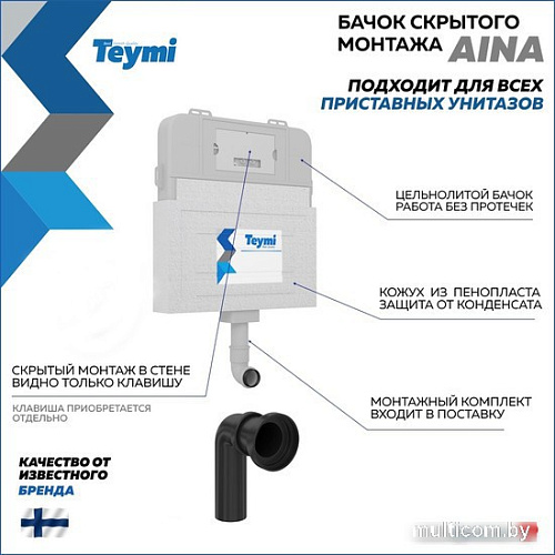 Инсталляция для унитаза Teymi Aina T70012