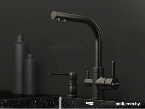 Смеситель Paulmark Essen Es213011-GM (вороненая сталь)