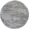 Ковер для жилой комнаты Radjab Carpet Паффи шагги круг P001A 6335RK 1x1 (grey)