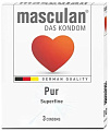 Гладкие презервативы Masculan Pur №3