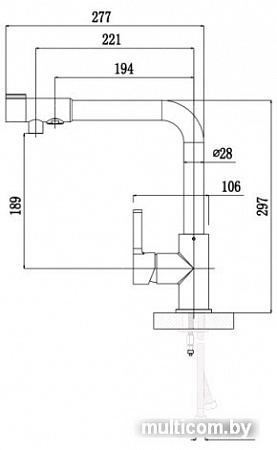 Смеситель Timo Hette 1026/02 F