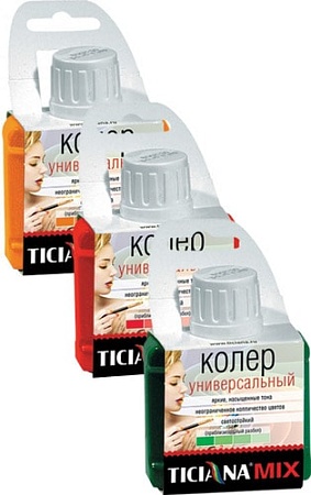 Колеровочная краска Ticiana Микс универсальный 0.08 л (коралловый)