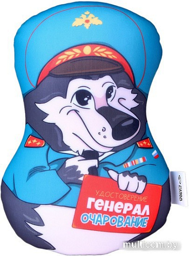 Игрушка-подушка Mni Mnu Удостоверение Генерал очарование 9228751