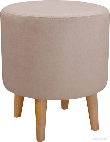 Пуфик Mio Tesoro Ронд (Amo 02/натуральное дерево)