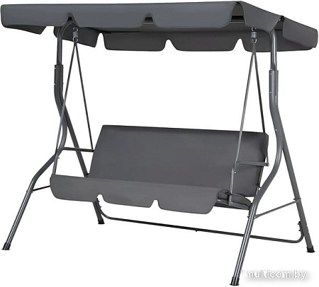 Садовые качели National Tree Company Simple с тентом К-1 DS-186 (серый)