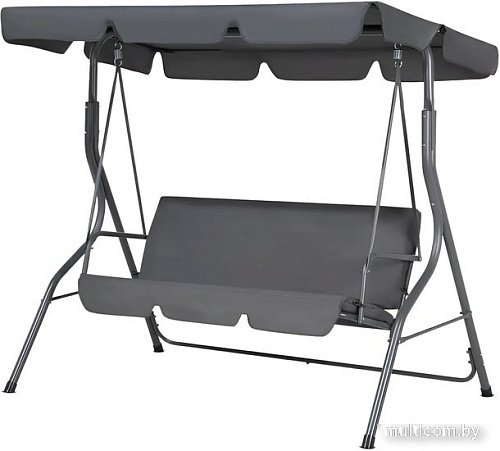 Садовые качели National Tree Company Simple с тентом К-1 DS-186 (серый)