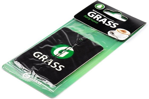 Grass Картонный ароматизатор, капучино ST-0406