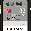 Карта памяти Sony SDHC SF-M Series UHS-II 32GB
