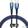 Кабель Baseus Glimmer Series Fast Charging Data Cable USB Type-A - Lightning 2.4A CADH000303 (2 м, синий)