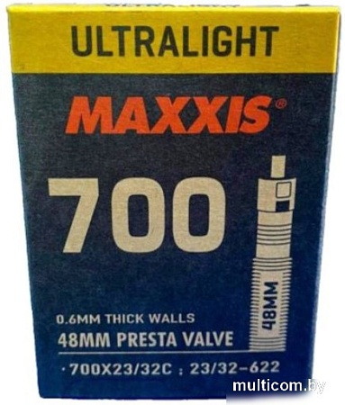 Велокамера Maxxis Ultralight 700x23/32C LFVSEP48 EIB00100000